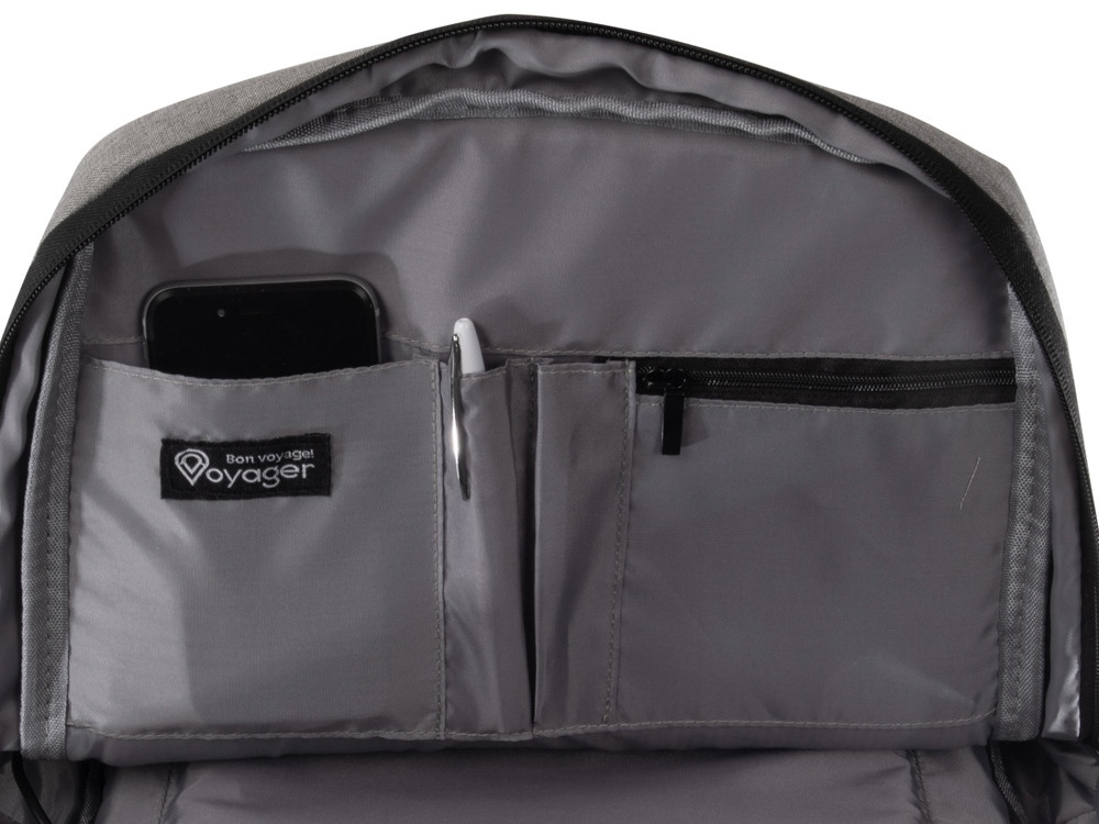 Рюкзак Flash для ноутбука 15'', светло-серый - фото 7 - id-p215152373