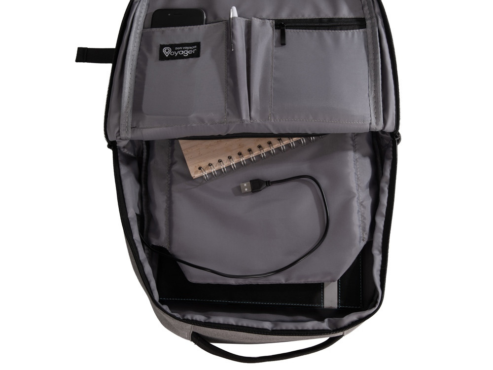 Рюкзак Flash для ноутбука 15'', светло-серый - фото 8 - id-p215152373