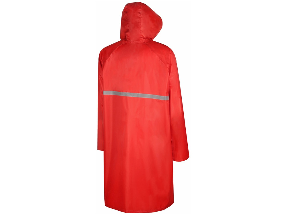Длинный дождевик Lanai из полиэстера со светоотражающей тесьмой, красный - фото 2 - id-p215150408