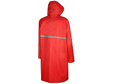 Длинный дождевик Lanai  из полиэстера со светоотражающей тесьмой, красный, фото 2