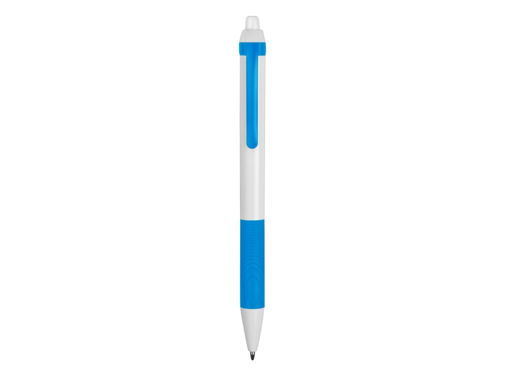 Ручка пластиковая шариковая Centric, белый/голубой - фото 2 - id-p215146541