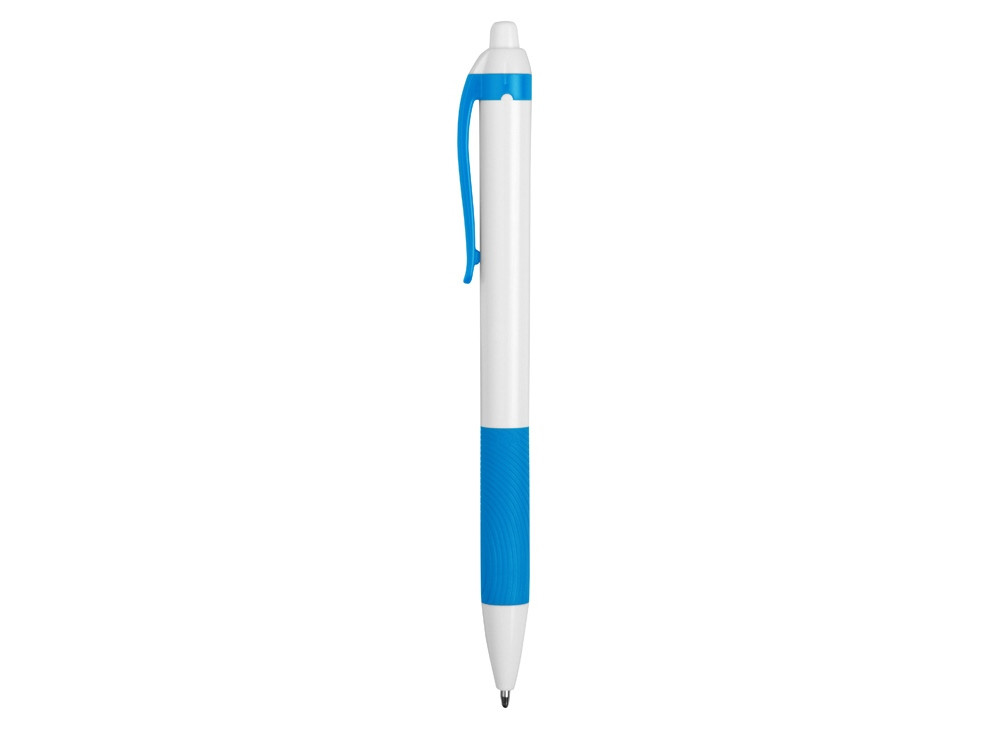 Ручка пластиковая шариковая Centric, белый/голубой - фото 3 - id-p215146541