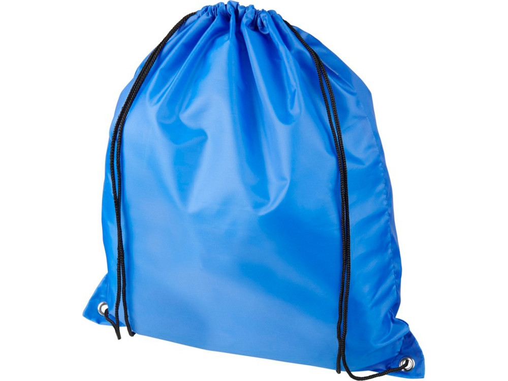 Рюкзак со шнурком Oriole из переработанного ПЭТ, синий - фото 1 - id-p215148479