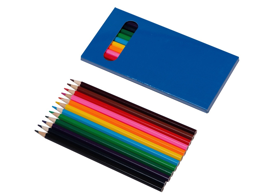 Набор из 12 цветных карандашей Hakuna Matata, синий - фото 1 - id-p215152398