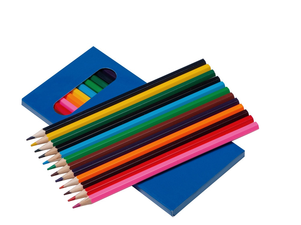 Набор из 12 цветных карандашей Hakuna Matata, синий - фото 2 - id-p215152398