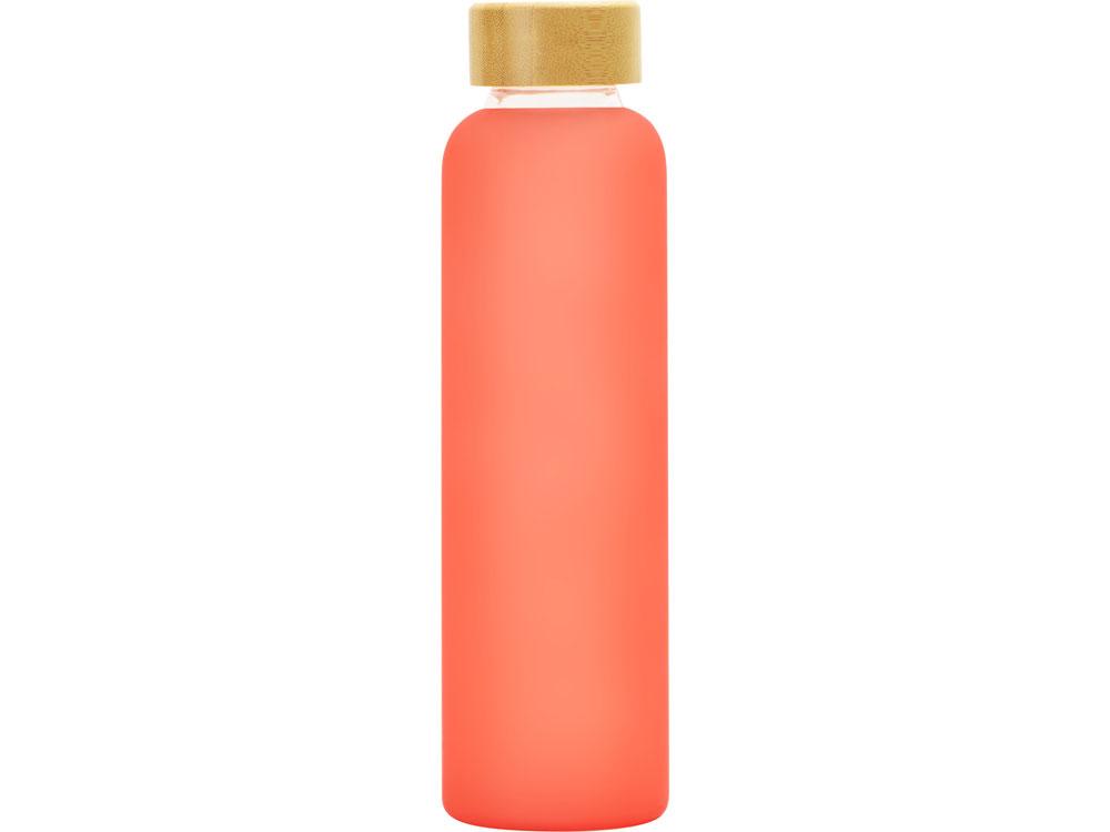 Стеклянная бутылка с бамбуковой крышкой Foggy, 600мл, красный - фото 3 - id-p215152416