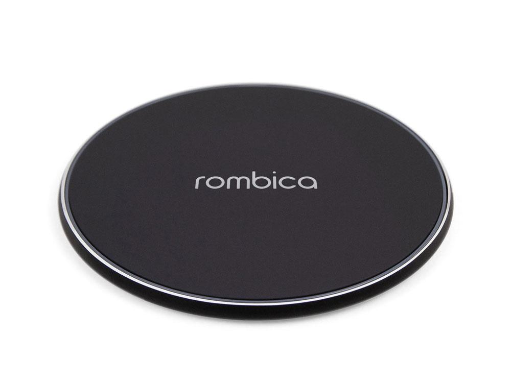 Беспроводное зарядное устройство Rombica NEO Core Quick c быстрой зарядкой, черный (с лого) - фото 1 - id-p215150435