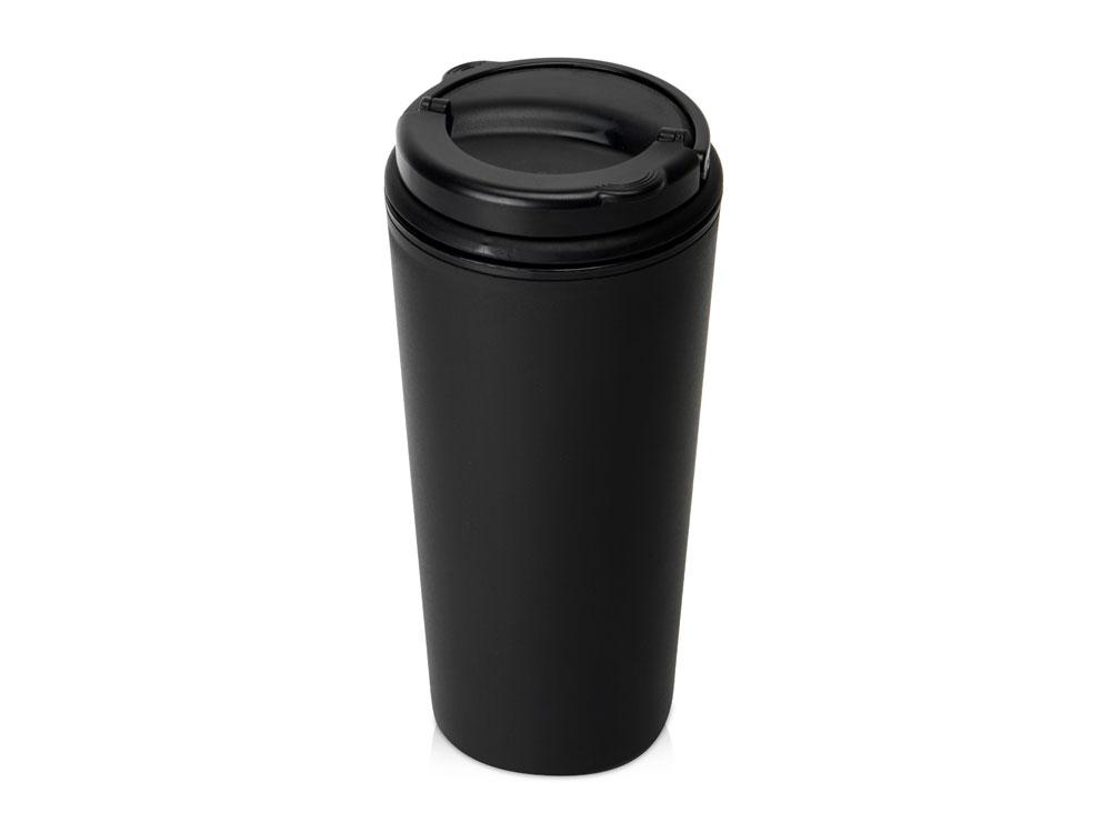 Стакан-тамблер Moment с кофейной крышкой, 350 мл, цвет черный - фото 1 - id-p215150437