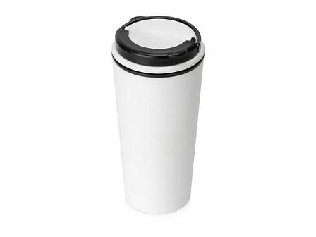 Стакан-тамблер Moment с кофейной крышкой, 350 мл, цвет белый, фото 2