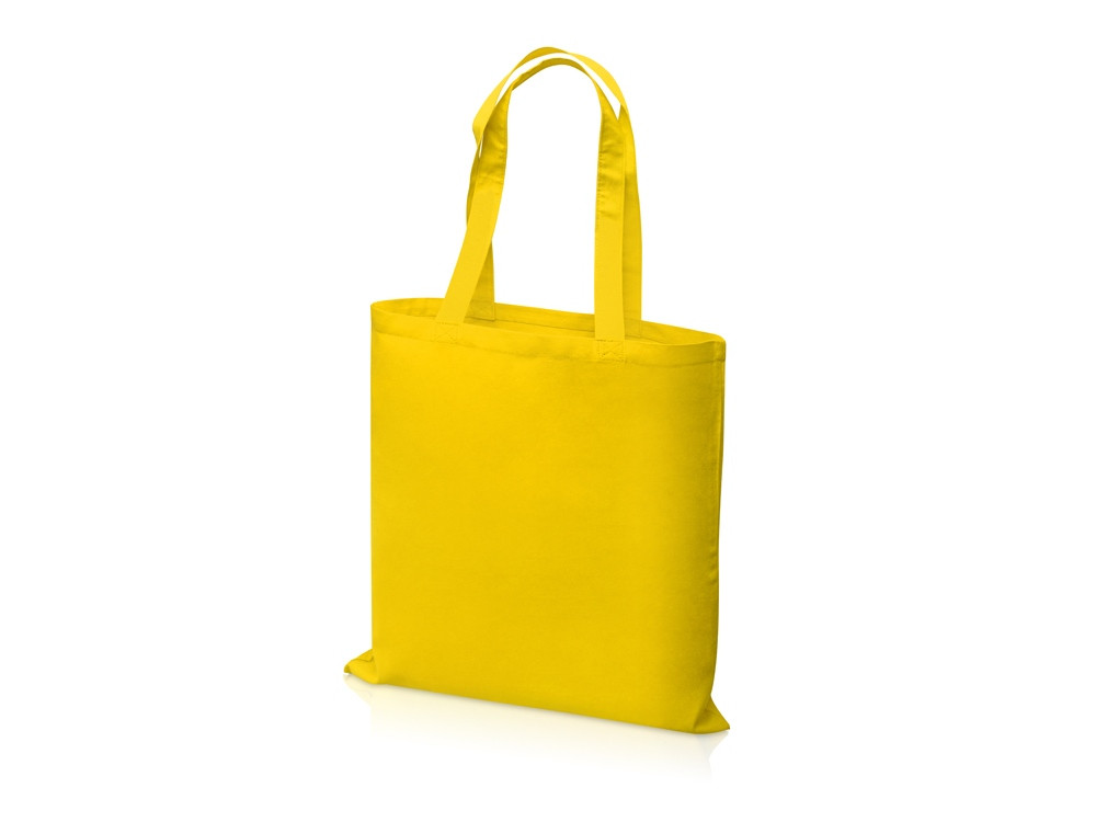 Сумка для шопинга Carryme 140 хлопковая, 140 г/м2, желтый - фото 2 - id-p215148510