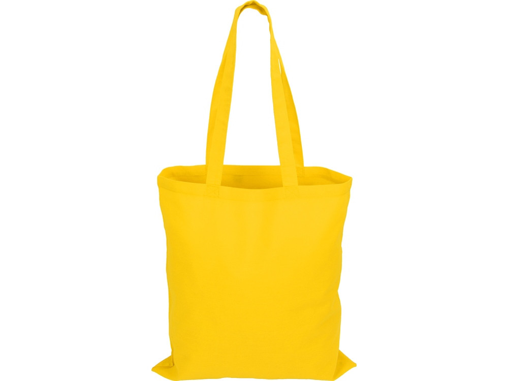 Сумка для шопинга Carryme 140 хлопковая, 140 г/м2, желтый - фото 3 - id-p215148510