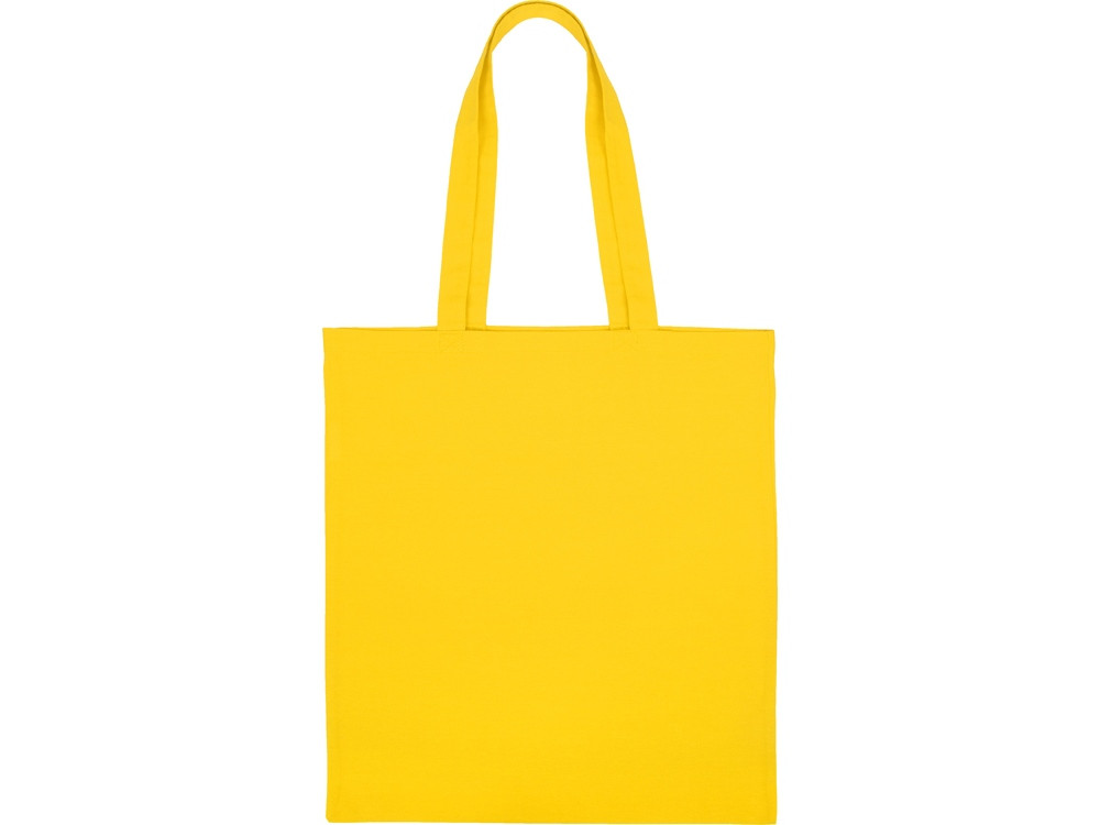 Сумка для шопинга Carryme 140 хлопковая, 140 г/м2, желтый - фото 4 - id-p215148510