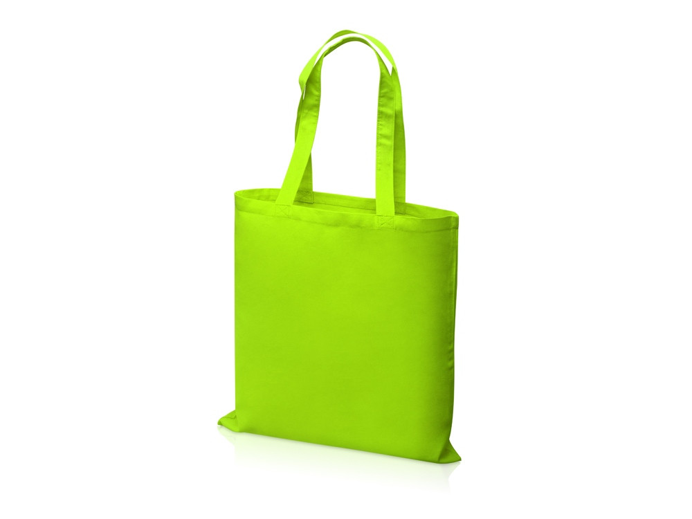 Сумка для шопинга Carryme 140 хлопковая, 140 г/м2, зеленое яблоко - фото 2 - id-p215148512