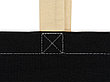 Сумка для шопинга Twin двухцветная из хлопка, 180 г/м2, черный/натуальный, фото 4