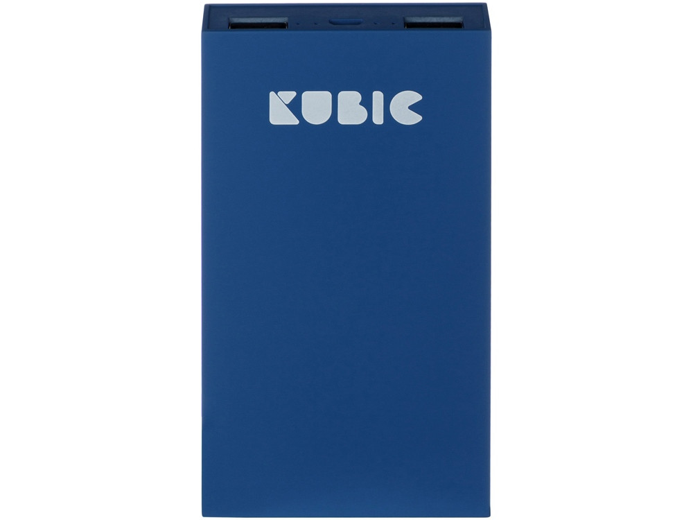 Внешний аккумулятор Kubic PB10X Blue, 10 000 мАч, Soft-touch, синий - фото 3 - id-p215149523