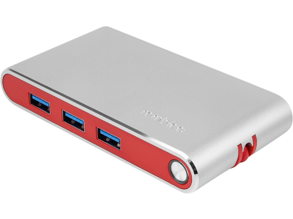 Хаб USB Rombica Type-C Hermes Red - фото 1 - id-p215149528