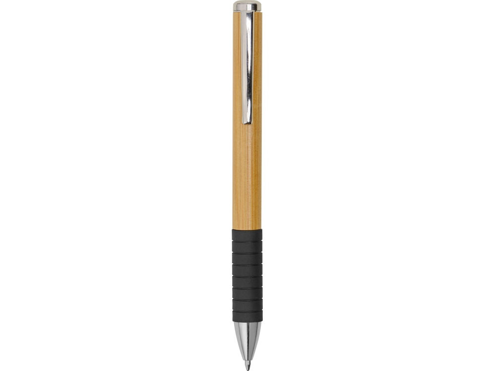 Ручка бамбуковая шариковая Gifu, черный - фото 2 - id-p215149541