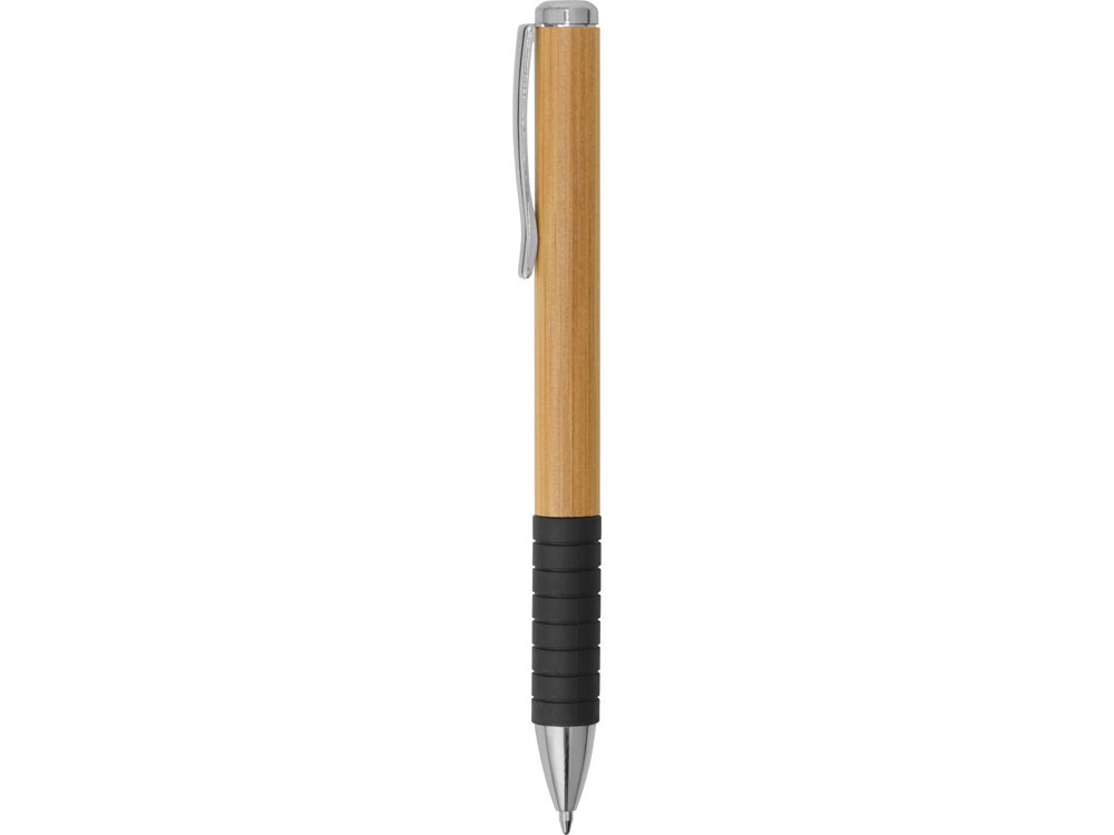 Ручка бамбуковая шариковая Gifu, черный - фото 3 - id-p215149541