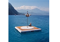 Надувная плавучая платформа на воде для "Пилона"