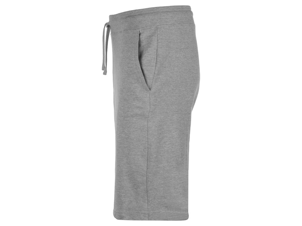 Мужские шорты из френч терри Warsaw 220гр, серый меланж - фото 3 - id-p215152506