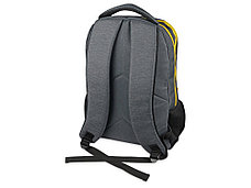 Рюкзак Metropolitan, серый с желтой молнией, фото 2