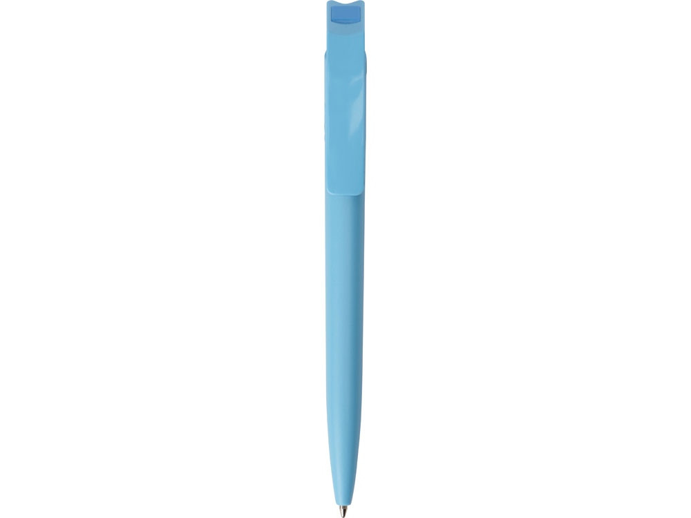 Шариковая ручка из переработанного rPET материала RECYCLED PET PEN F, матовая, голубой - фото 2 - id-p215150517