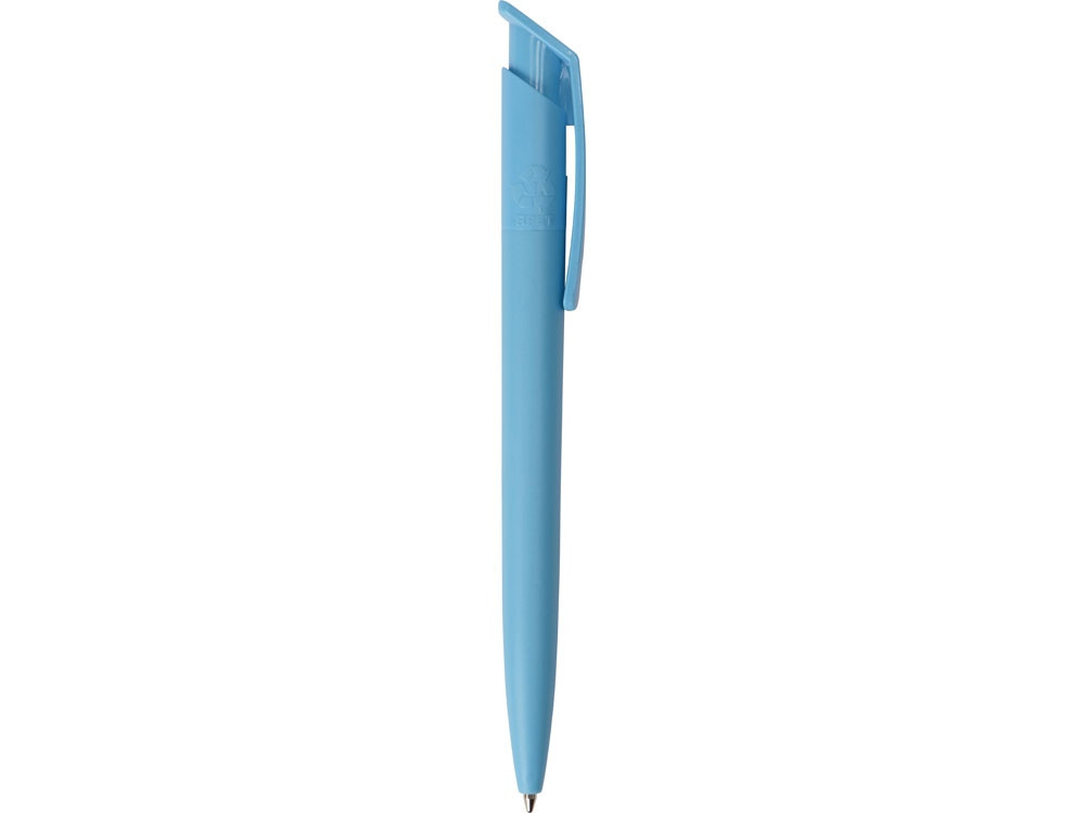 Шариковая ручка из переработанного rPET материала RECYCLED PET PEN F, матовая, голубой - фото 5 - id-p215150517