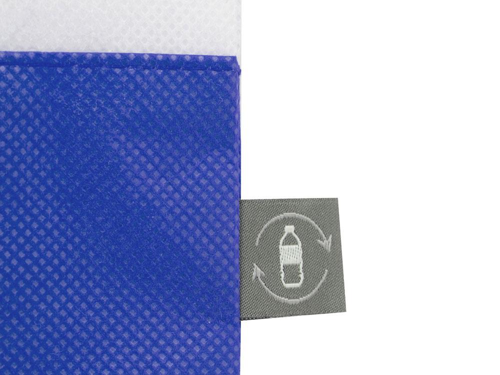 Сумка-шоппер двухцветная Revive из нетканого переработанного материала, синий - фото 4 - id-p215151524