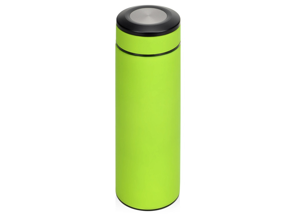 Термос Confident с покрытием soft-touch 420мл, зеленое яблоко - фото 1 - id-p215146665