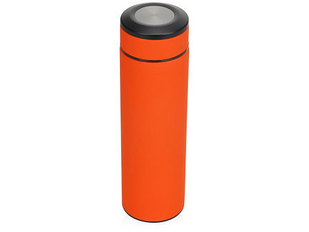 Термос Confident с покрытием soft-touch 420мл, оранжевый, фото 2