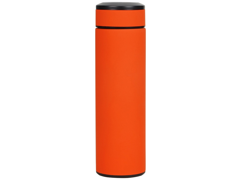 Термос Confident с покрытием soft-touch 420мл, оранжевый - фото 3 - id-p215146667