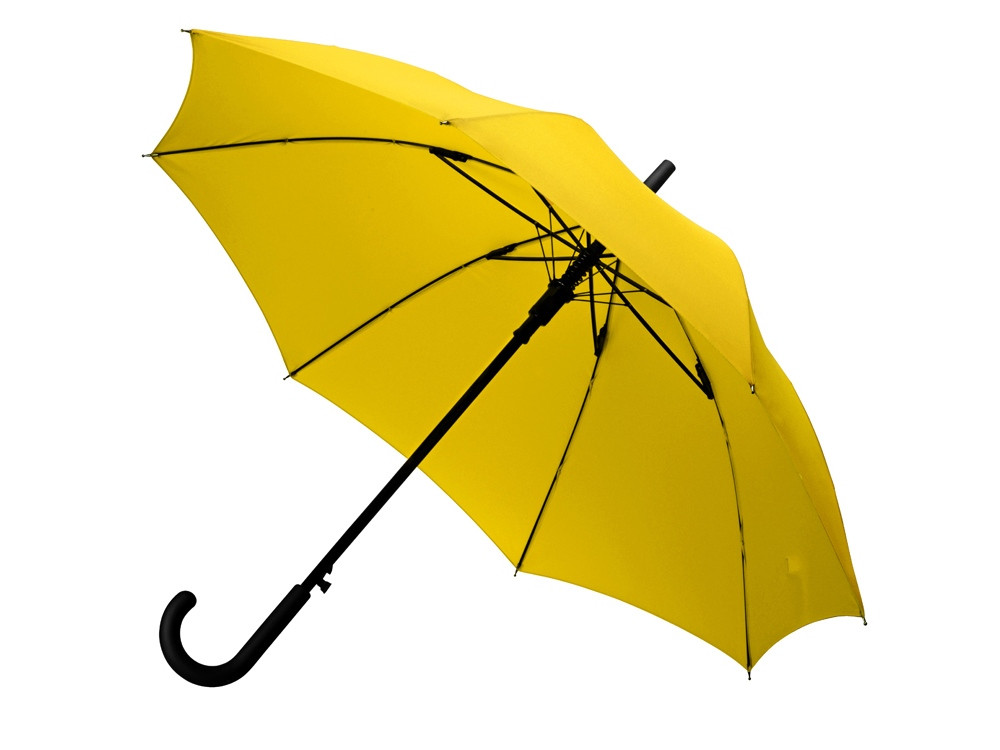 Зонт-трость полуавтомат Wetty с проявляющимся рисунком, желтый - фото 2 - id-p215149576