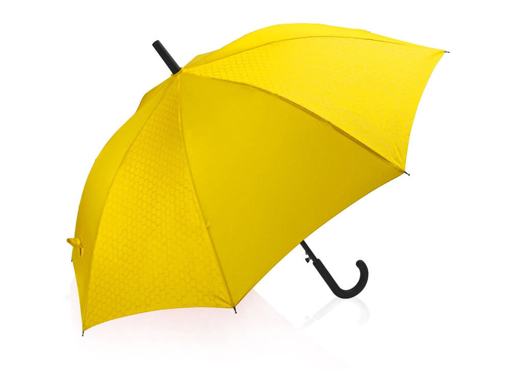 Зонт-трость полуавтомат Wetty с проявляющимся рисунком, желтый - фото 4 - id-p215149576