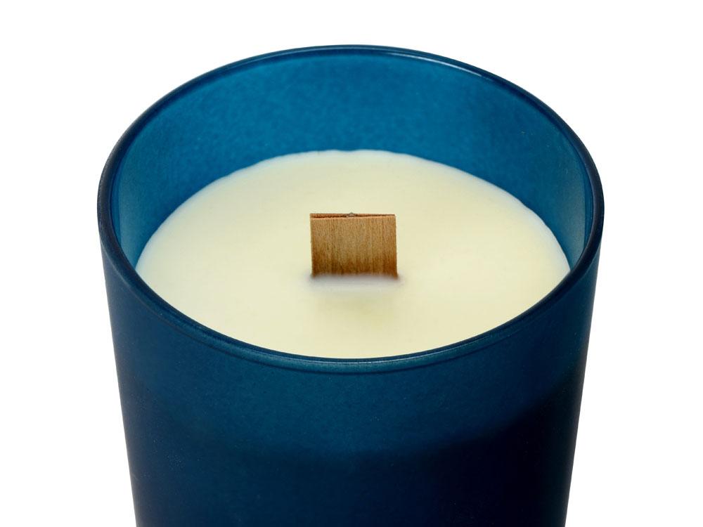Свеча соевая ароматическая в стекле Niort, синяя - фото 3 - id-p215150524
