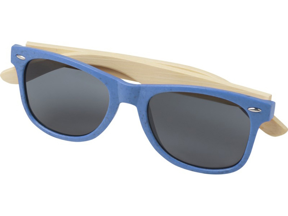 Sun Ray очки с бамбуковой оправой, process blue - фото 3 - id-p215151532