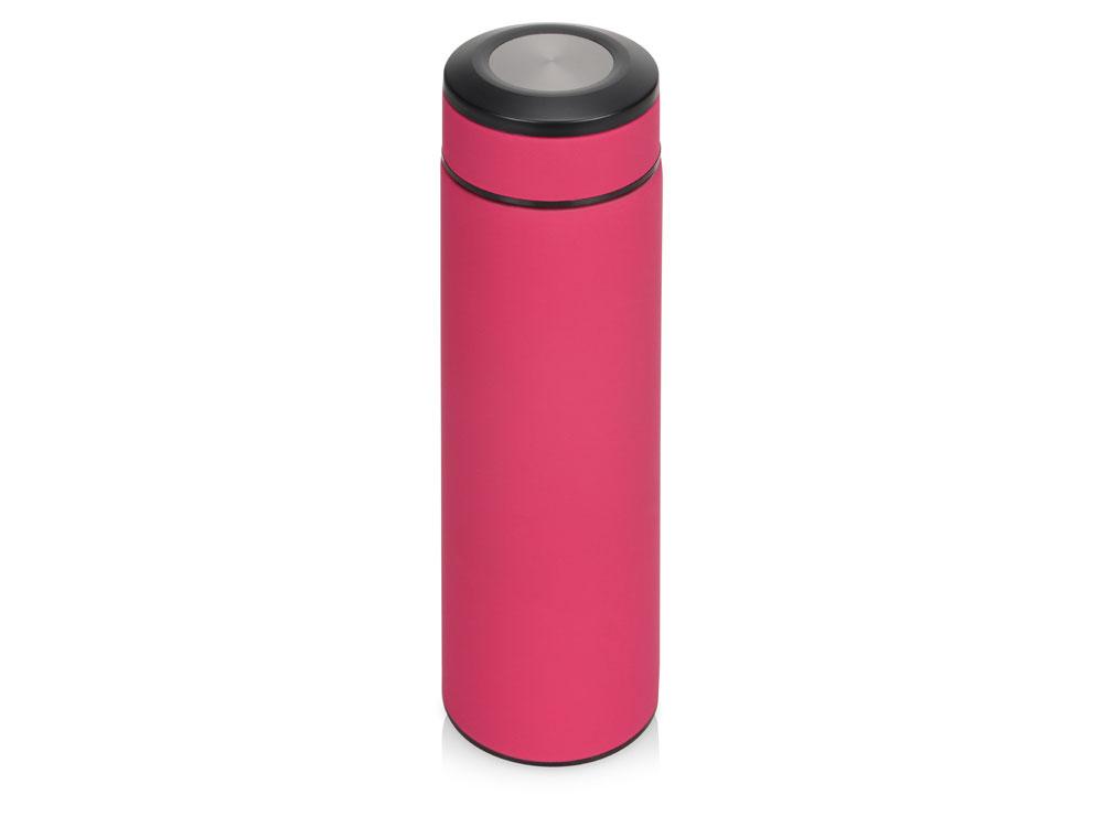 Термос Confident с покрытием soft-touch 420мл, розовый - фото 1 - id-p215146670