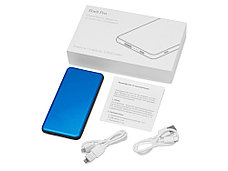 Портативное зарядное устройство Shell Pro, 10000 mAh, синий/черный, фото 3