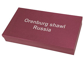 Оренбургский пуховый платок в подарочной коробке, фото 3
