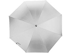 Зонт-трость полуавтомат Майорка, серебристый, фото 3