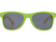 Sun Ray очки с бамбуковой оправой, зеленый лайм, фото 2