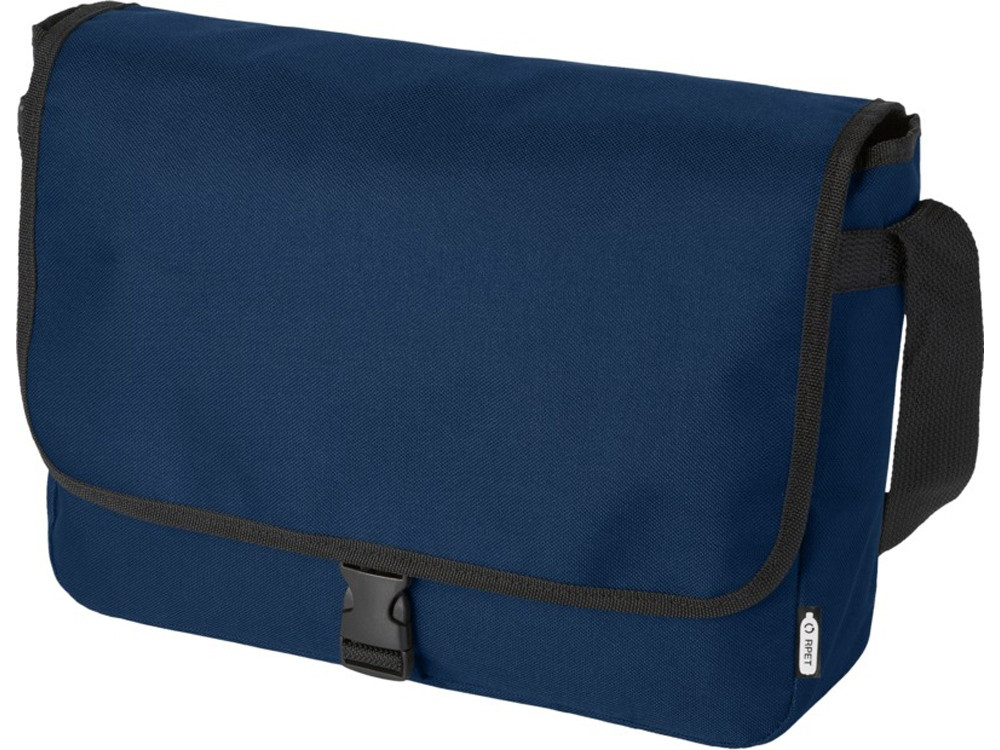 Omaha, сумка через плечо из переработанного PET-пластика, темно-синий - фото 1 - id-p215151539