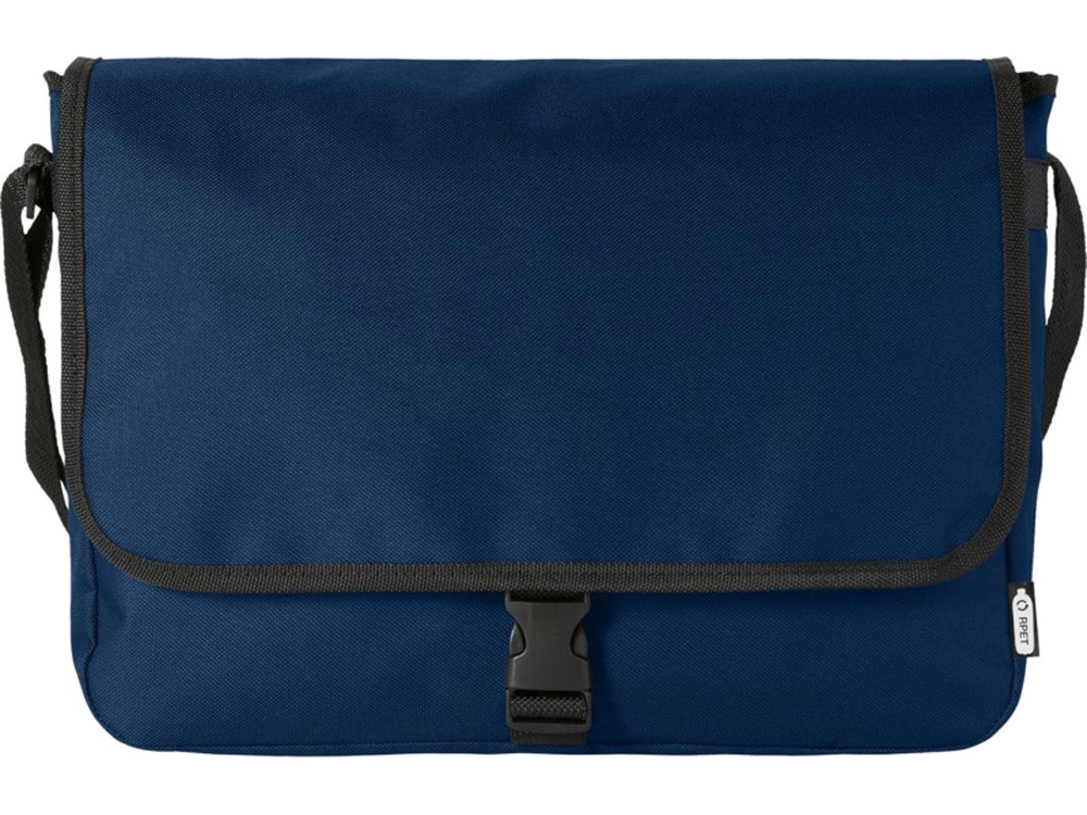 Omaha, сумка через плечо из переработанного PET-пластика, темно-синий - фото 2 - id-p215151539