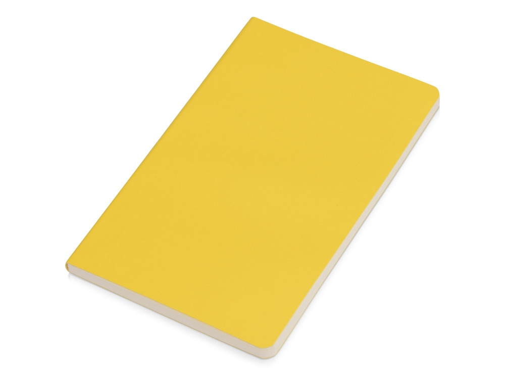 Блокнот А5 Softy 13*20,6 см в мягкой обложке, желтый - фото 1 - id-p215147640