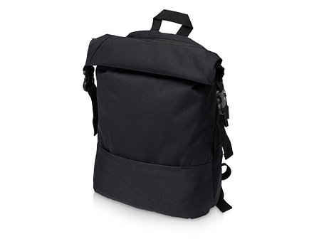 Рюкзак Shed водостойкий с двумя отделениями для ноутбука 15'', черный, фото 2