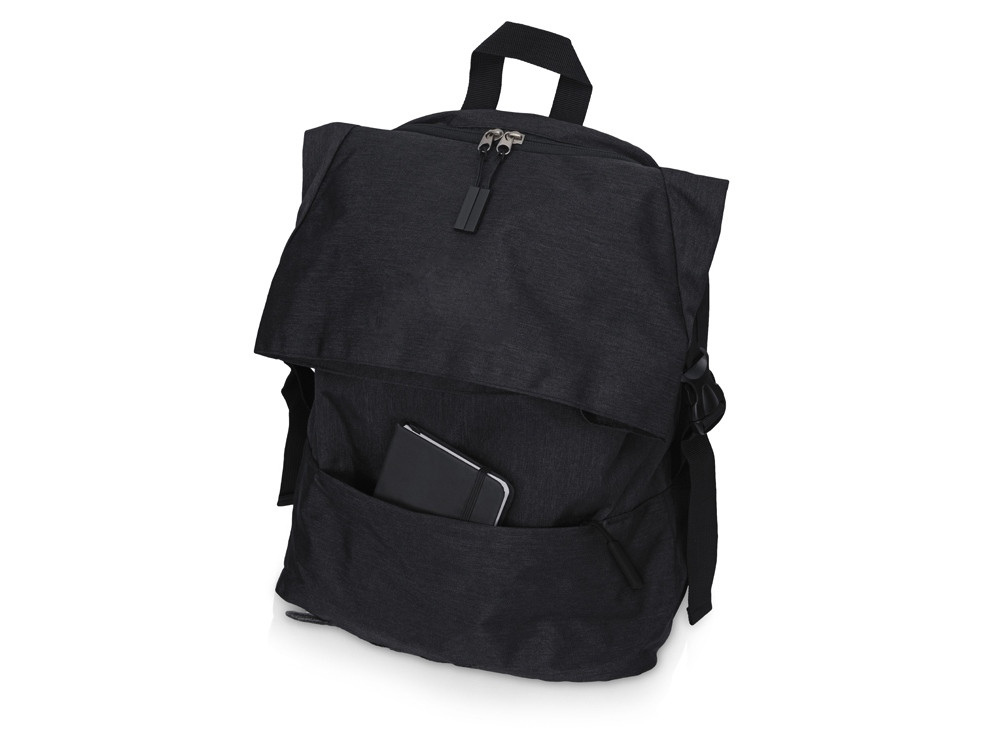 Рюкзак Shed водостойкий с двумя отделениями для ноутбука 15'', черный - фото 7 - id-p215148593