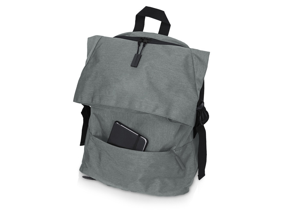 Рюкзак Shed водостойкий с двумя отделениями для ноутбука 15'', серый - фото 7 - id-p215148595