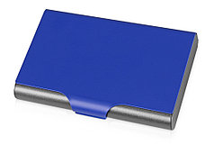 Набор Slip: визитница, держатель для телефона, серый/синий, фото 3