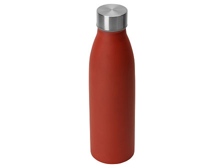 Стальная бутылка Rely, 650 мл, красный матовый, фото 2