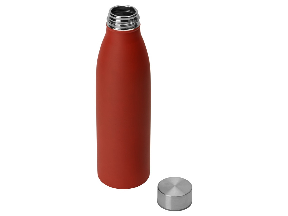 Стальная бутылка Rely, 650 мл, красный матовый - фото 2 - id-p215149600