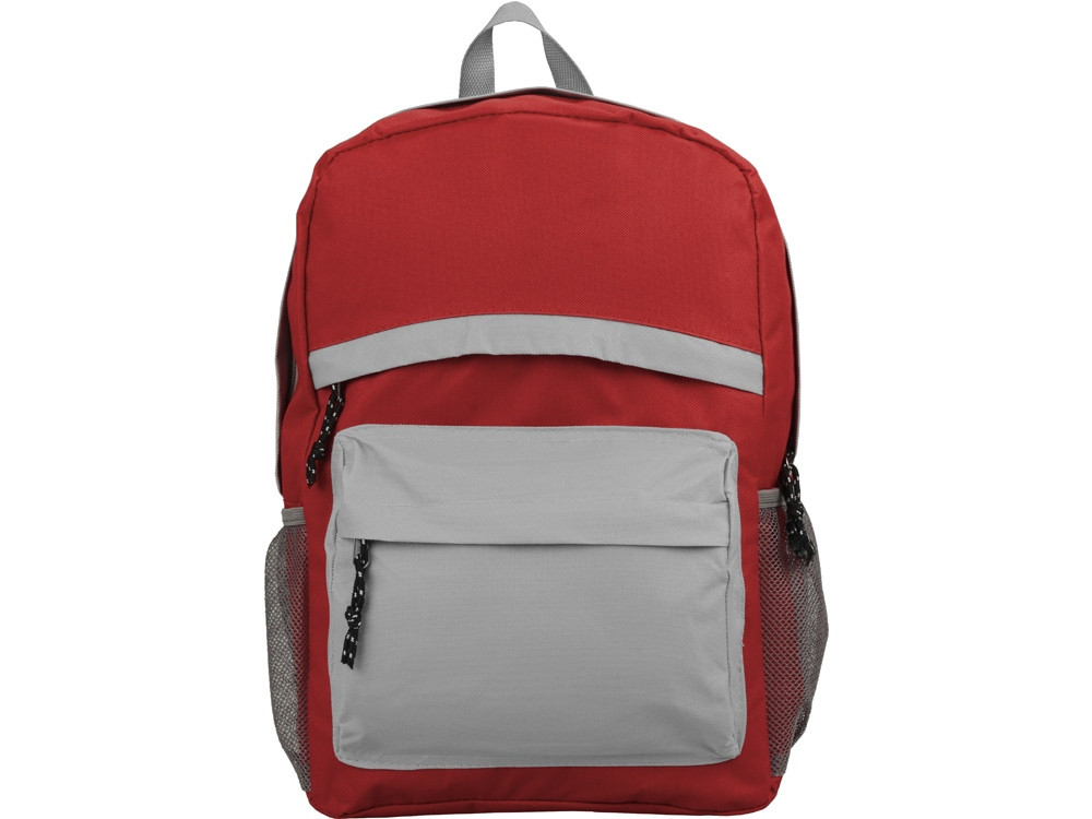 Рюкзак Универсальный (красная спинка, красные лямки), красный/серый - фото 4 - id-p215145710